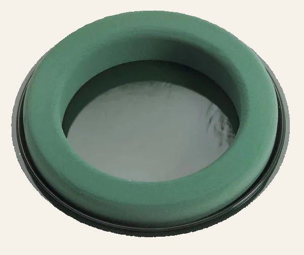 Green Design ring on a white background