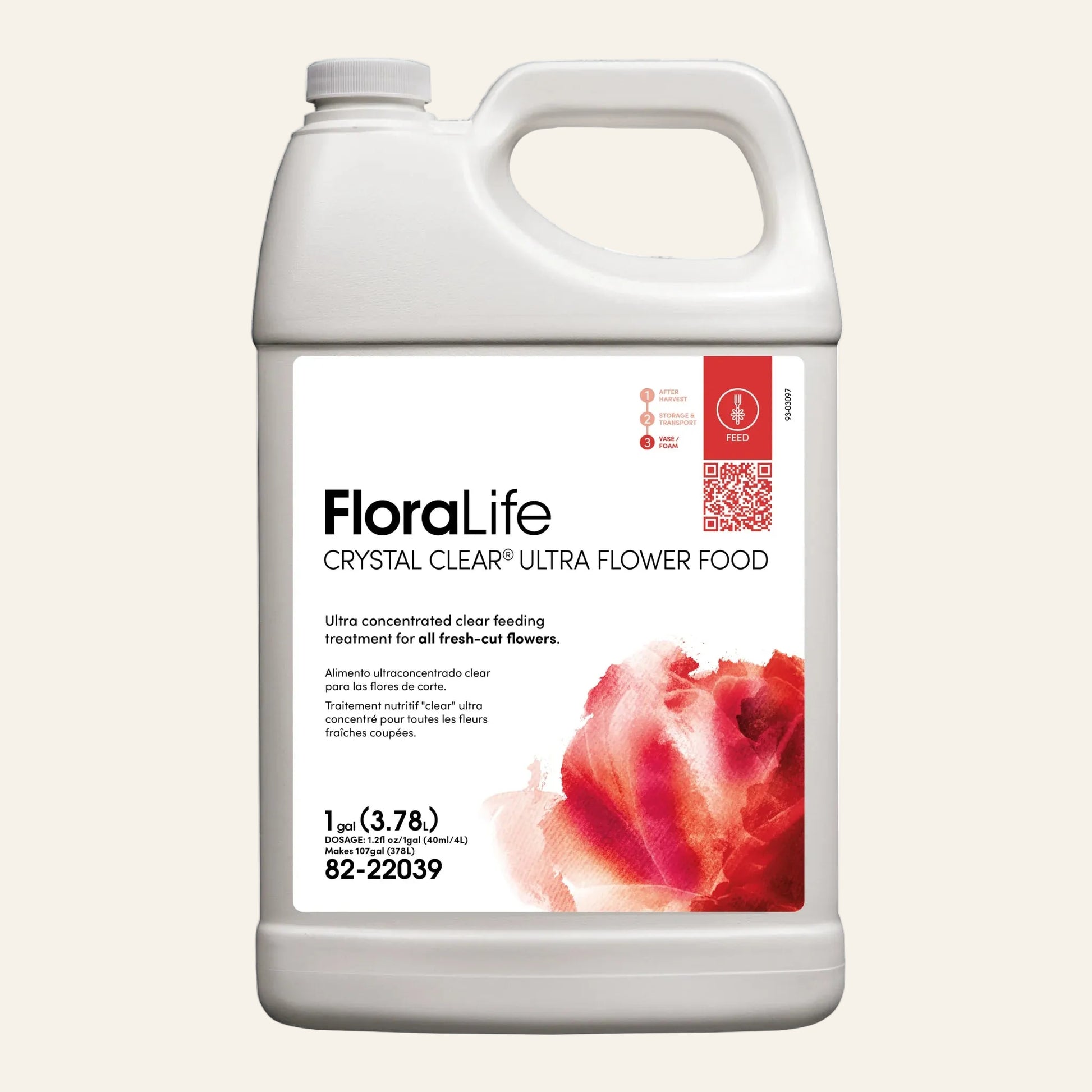 Flora Life Plant Food on white background